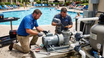 Hotel Pool Pump Replacement